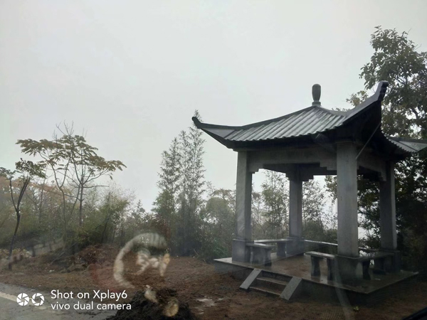 杭州蕭山區(qū)義橋景觀石亭，景觀臺(tái)工程
