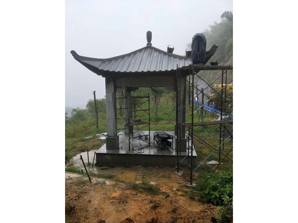 杭州蕭山區(qū)義橋景觀石亭，景觀臺(tái)工程