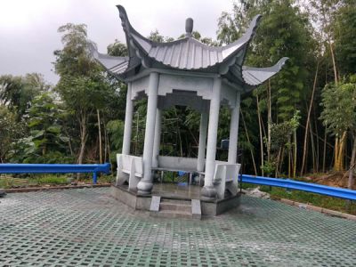 杭州蕭山區(qū)義橋景觀石亭，景觀臺工程