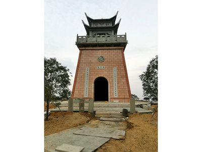 杭州蕭山區(qū)義橋景觀石亭，景觀臺工程