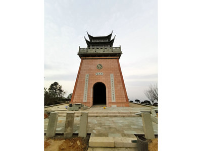 杭州蕭山區(qū)義橋景觀石亭，景觀臺工程